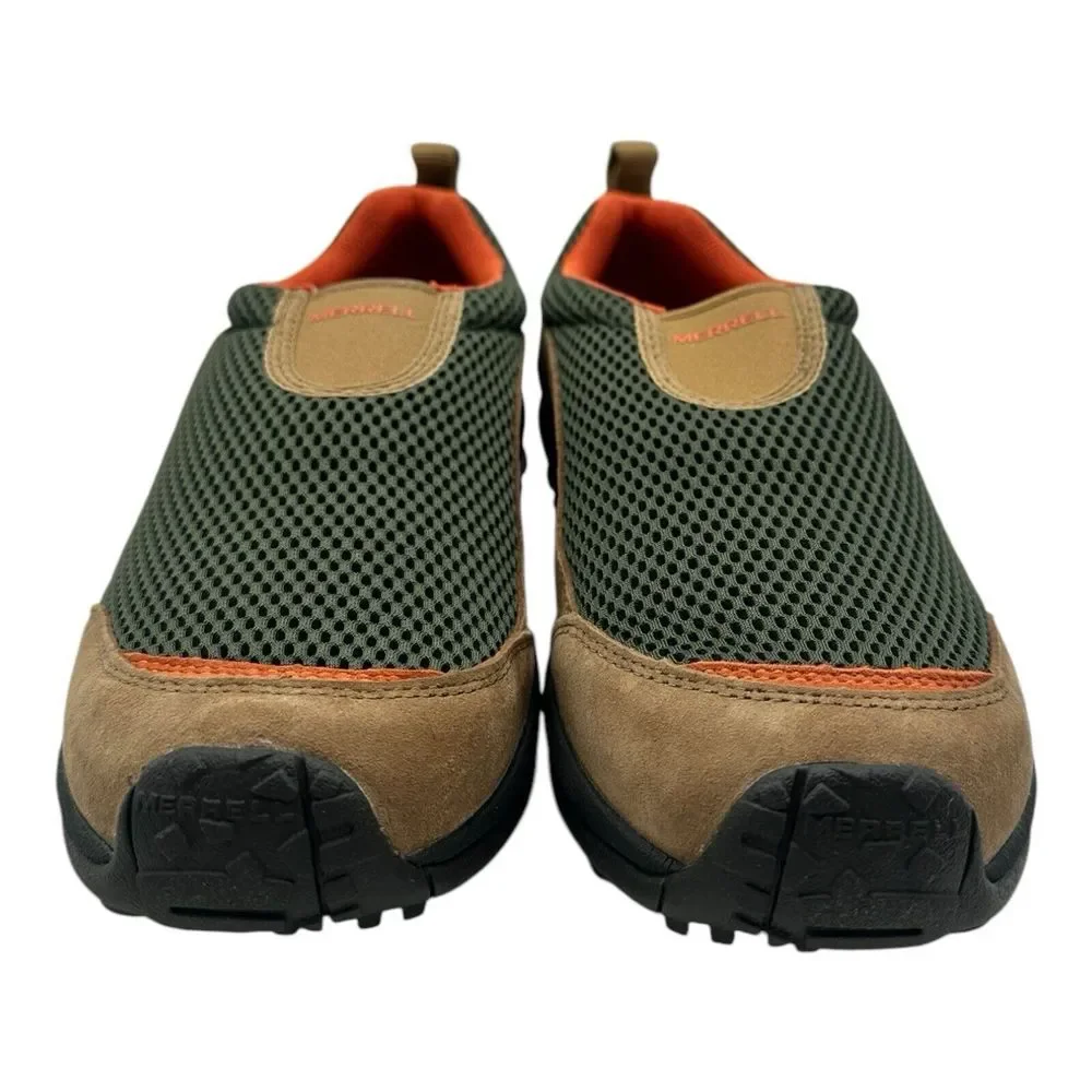 Merrell Jungle Moc Breeze SE Shoes Men 9.5 M Veridian Green Brown Slip On Hiking